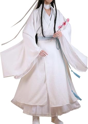 Anime Tgcf Xie Lian Cosplay Costume Ancient Chinese Hanfu Dress Robe Tian Guan Ci Fu Cosplay Costumes for Mens Woman