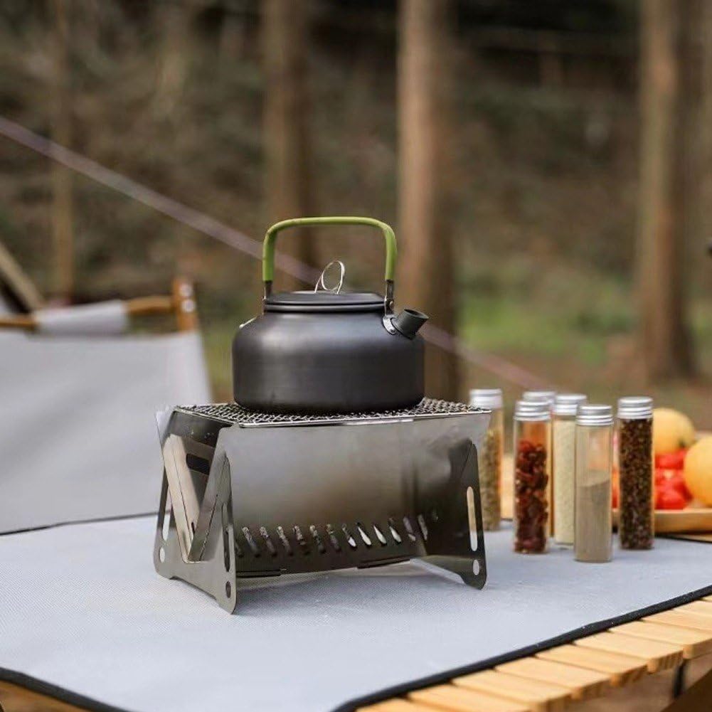 Grill na węgiel drzewny grill ze stali nierdzewnej składany grill grill opalany drewnem kuchenka kempingowa grill węgiel drzewny sprzęt do grillowania