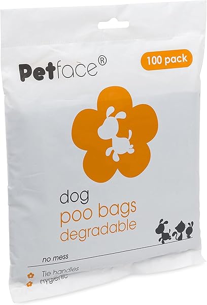 Petface Petface No Mess Degradable Poop Bags With Tie Handles (Pack of 100) in use