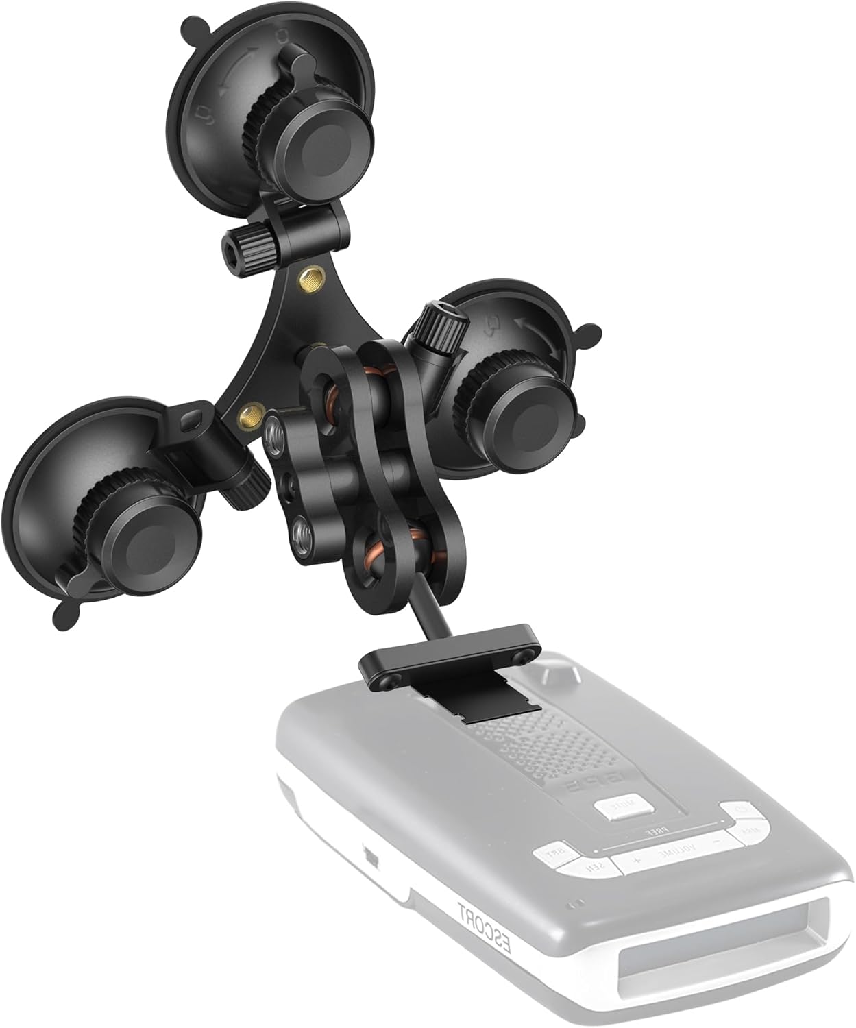 Radar Detector Mount with Triangular Suction Cup