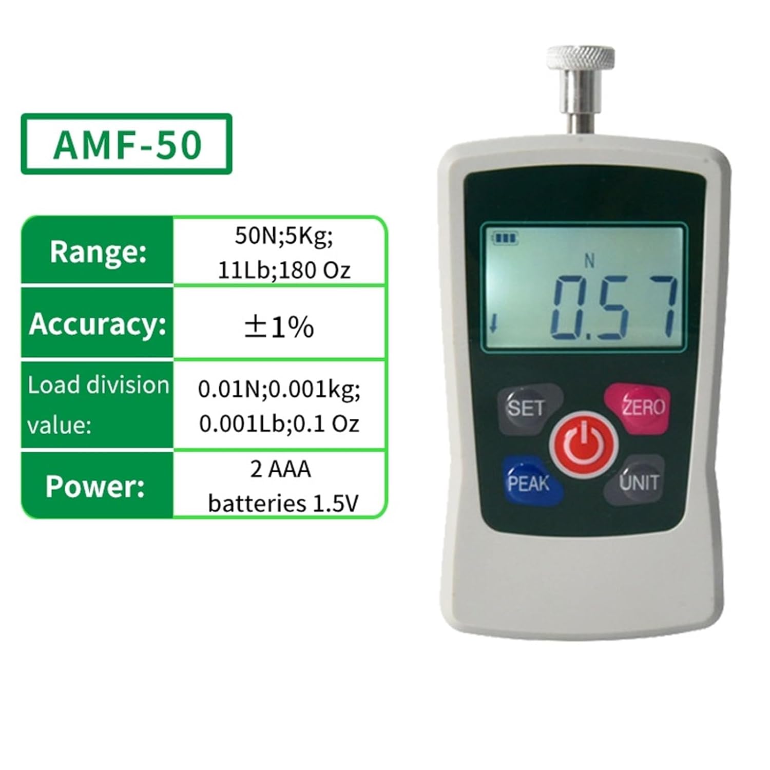 AMF Digital Force Gauge Push Pull Force Gauge Digital Dynamometer(AMF-50)