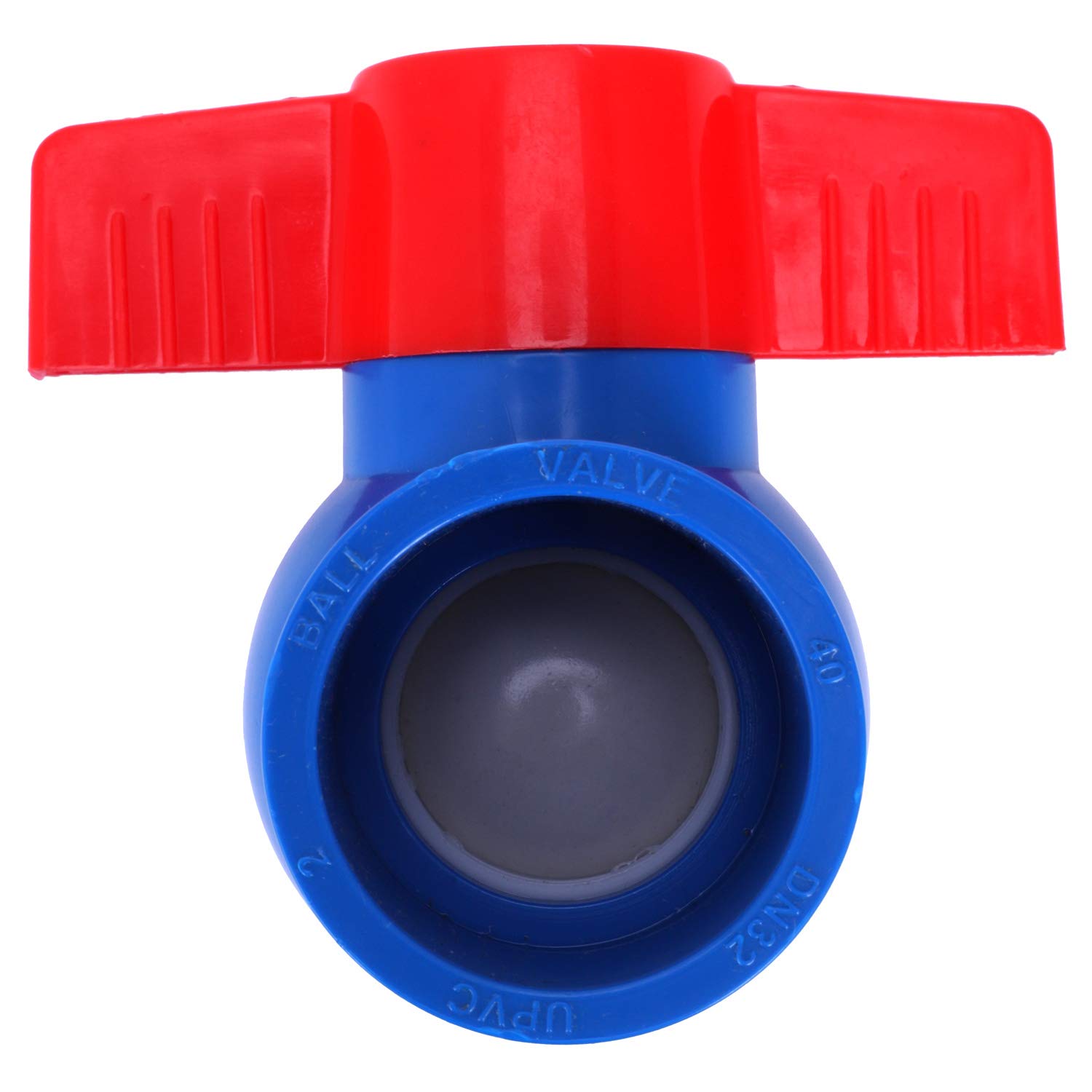 Rheross 40Mm À Boisseau Sphérique En Pvc U-Pvc Rouge