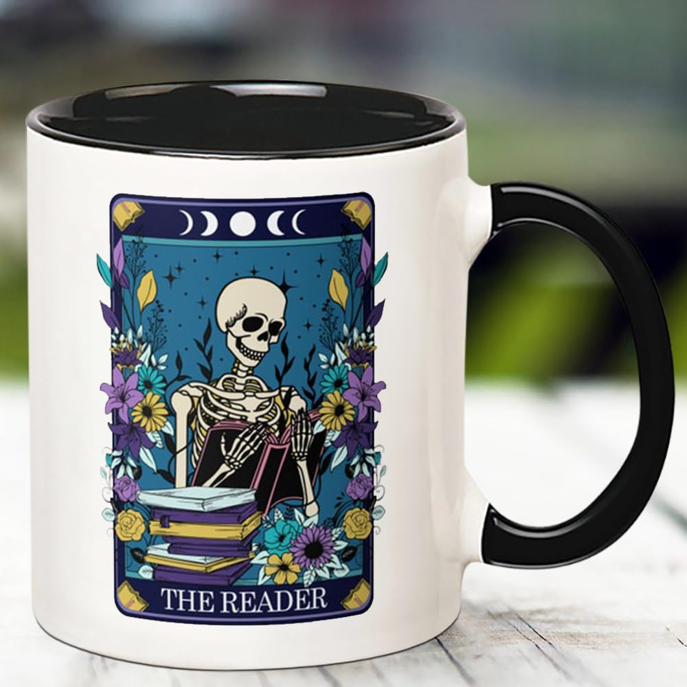 Funny Book Lover Mug - A Well-Read Woman Is A Dangerous Creature 11oz Novelty Cup - View #9