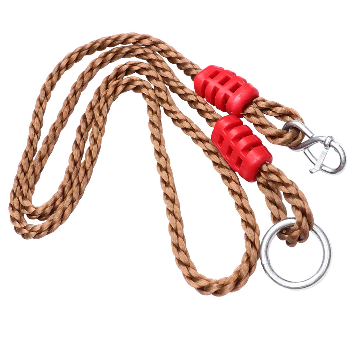 Abaodam 6pièces Sangle de Balançoire pour Hamac Kit de Suspension Réglable Sangle pour Balançoire Extérieur Couleur Aléatoire
