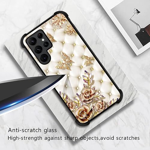 Miniatura 292 de Funda para Samsung Galaxy S23 Plus, protección de grado militar, esquinas a prueba de golpes, funda antiarañazos para Samsung Galaxy S23 Plus, flor