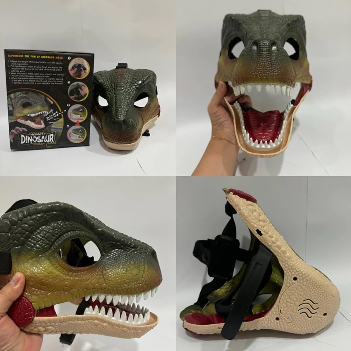 Maschere di dinosauri creative e divertenti