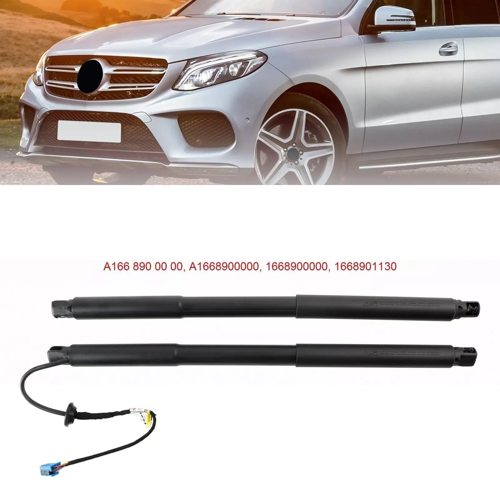 Soporte Elevación Escotilla Eléctrica Coche Accesorios Puntal Puerta Trasera Repuesto Compatible Con Benz Para W166 2013 2014 2015 1669802164 amortiguador portón eléctrico