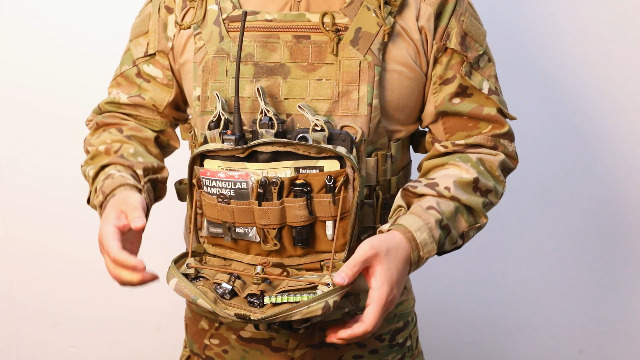 Porte-pochette Tactique Triple - Nylon 500D - 9 Mm / 5.56 - Molle - Neuf