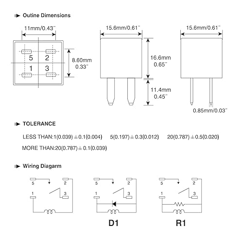 Miniatura 23 de Barra de luz led Nilight. Relé de 5 pines + toma de arnés