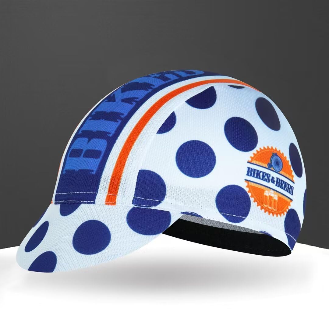 Czapka rowerowa dla mężczyzny i kobiety czapka rowerowa pod kask - poliester oddychający pochłaniający pot
