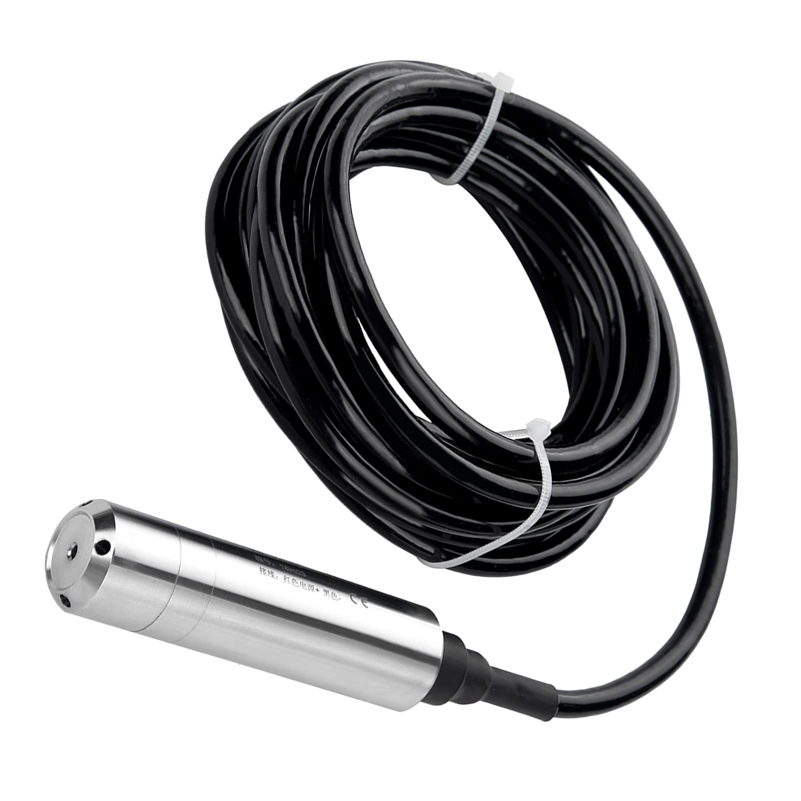 Trasmettitore Sensore di Livello Acqua Liquido 24 V 4-20 mA DC-24V per Rilevamento di Profondità di Campo 0-5 m, Campo di Misurazione 0-5 m