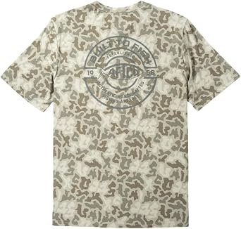 AFTCO Mens Ocean Bound Printed SS Shirt