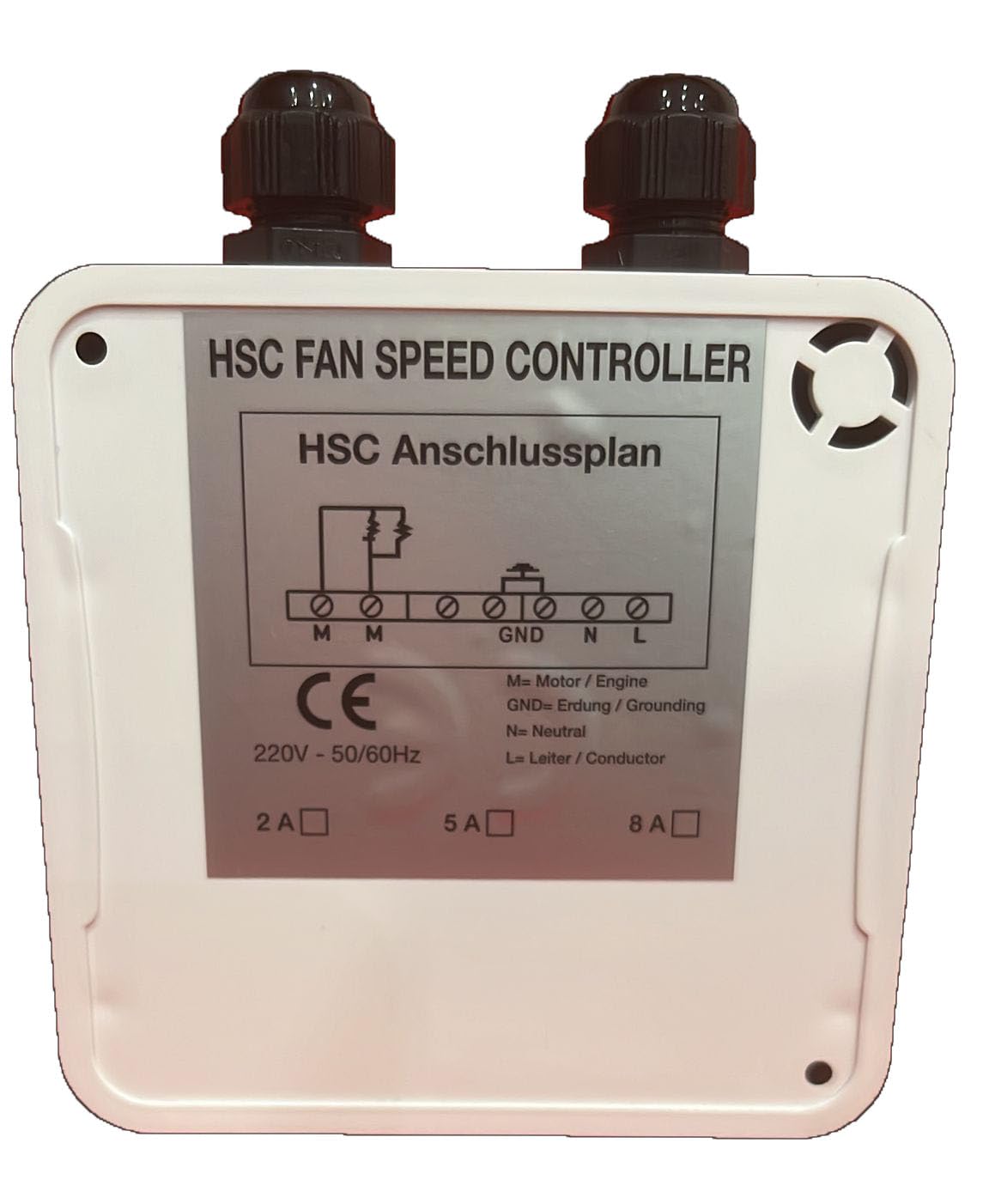 Drehzahlregler Drehzahlsteller Motordrehzahlsteuerung Ventilatoren Motoren 230V Axialventilator, Radialventilator, Lüfter Speed Controller