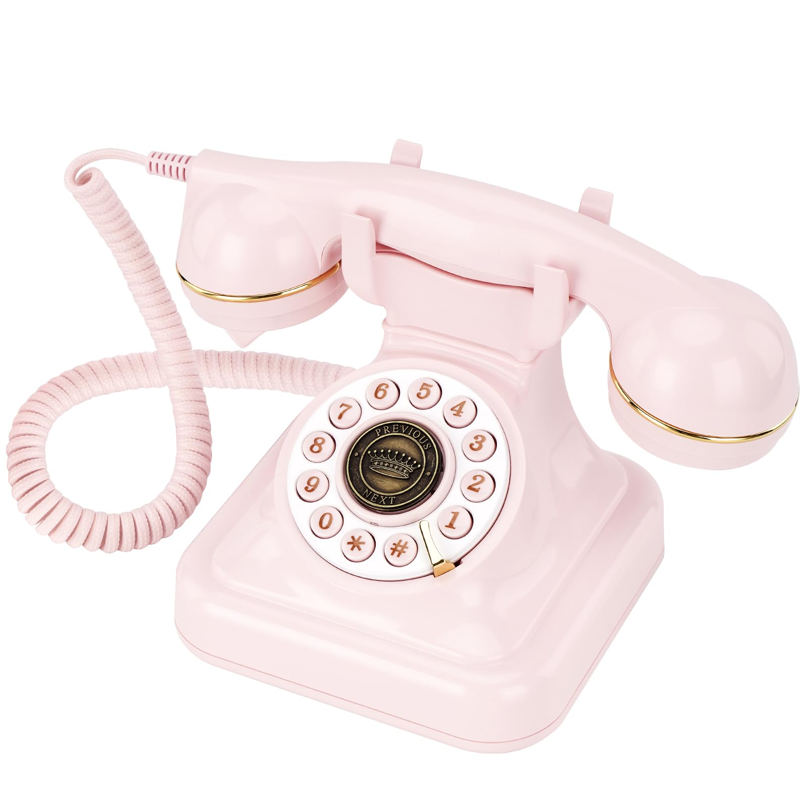 Il telefono di nozze del libro degli ospiti audio può registrare libri audio personalizzati per matrimoni, banchetti e feste e supporta la riproduzione di voci sul dispositivo stesso. (rosa)