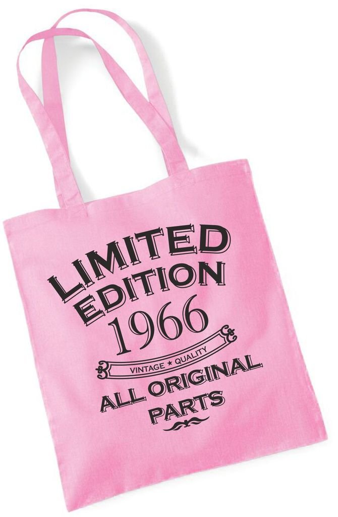 Fun Birthday Gift Present Tote Shopping Cotton Bag Limited Edition All Original Parts Year 1966