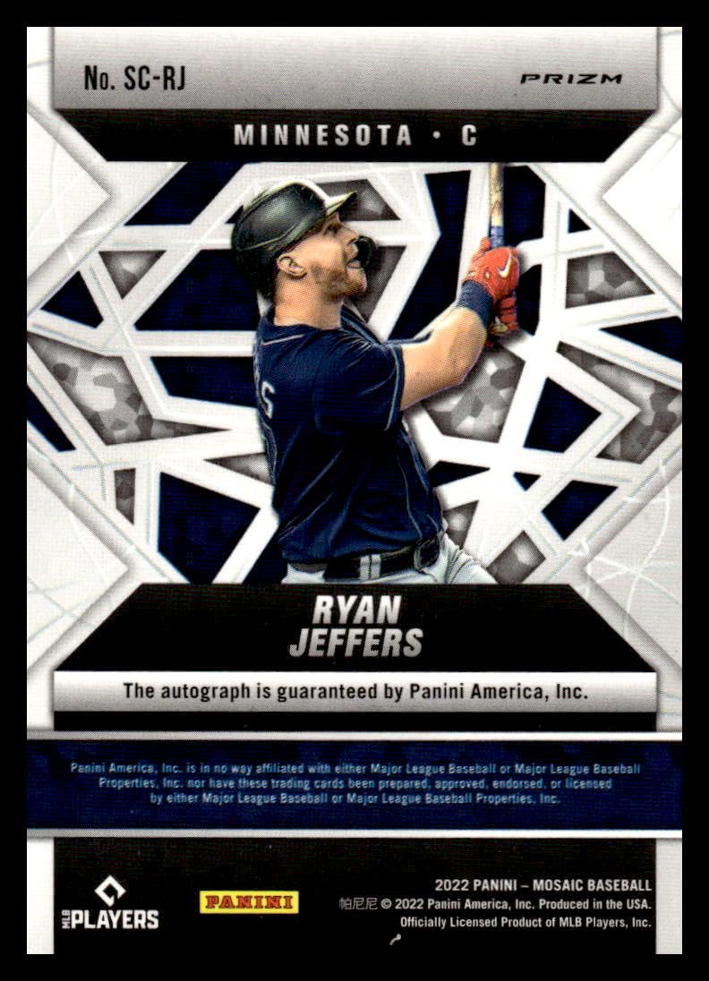 Amazon.com: 2022 Panini Mosaic Scripts #68 Ryan Jeffers NM-MT Auto