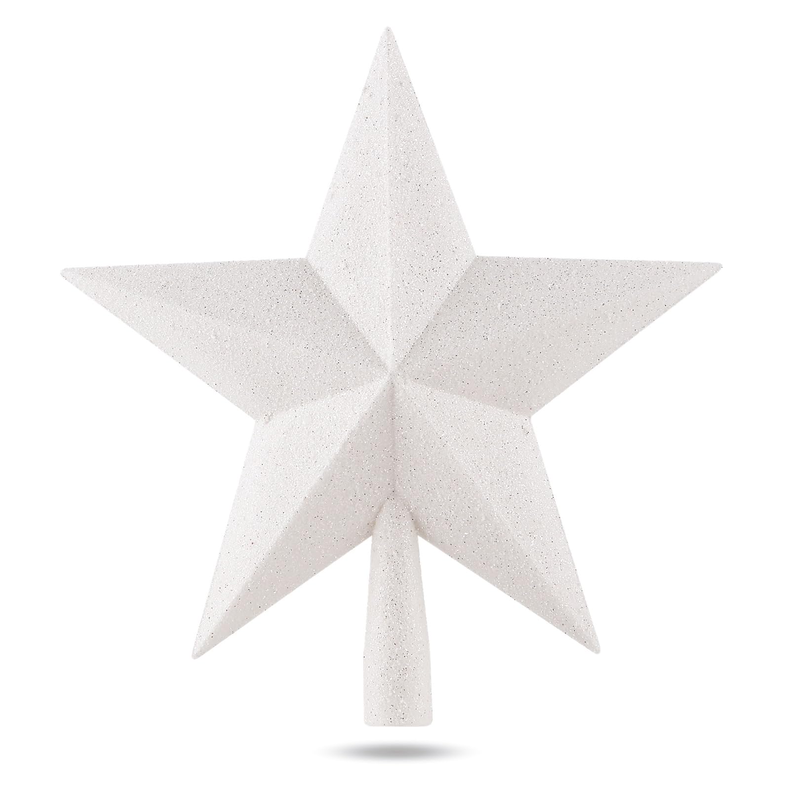 Tk Gruppe Timo Klingler Star-Full White Star White Christmas Tree Topper, Tree Topper Topper For Christmas Tree, Christmas Tree Topper, Christmas Tree (Star-Full White)