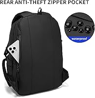 Vista 5 de Mochila táctica militar Wotony, mochila para hombres negra pequeña mochila táctica de asalto