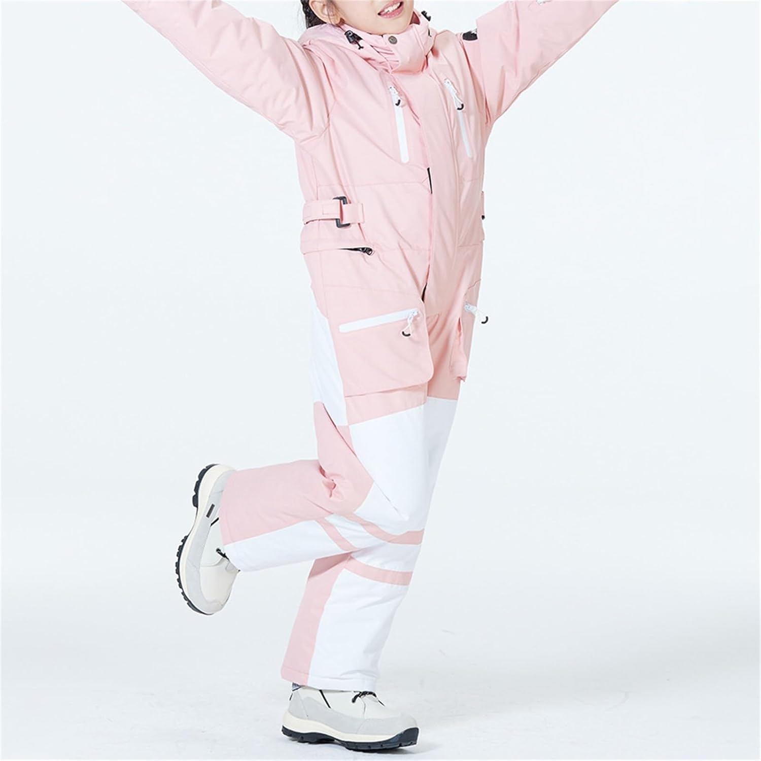 Kids Boys Girls Snowsuit – Water-proof Insulated Fleece Lined Jumpsuit – Winter Pram Snowmobile Ski Suit