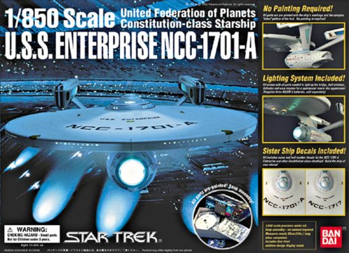 Star Trek U.s.s. Enterprise A (Plastic Model) By Bandai #TOP1