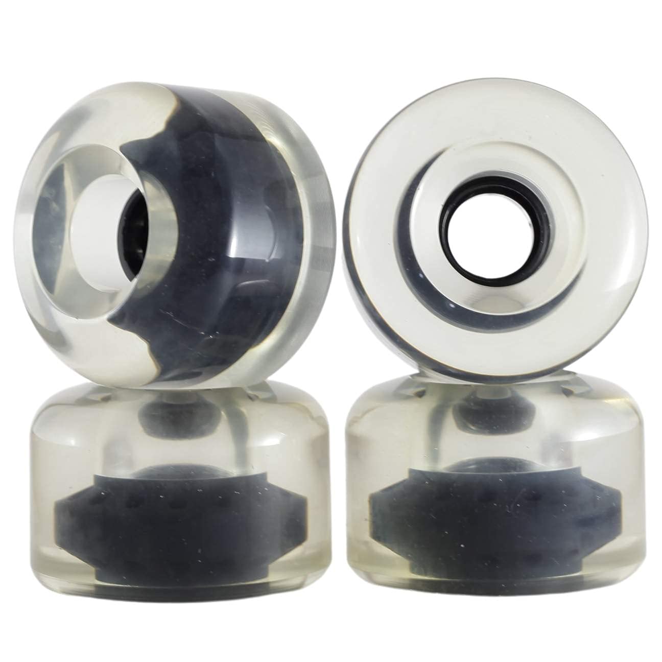 TURBO High Rebound 78A 70mm Longboard Wheels Clear