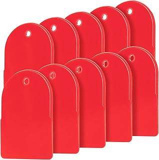 Bates- Body Filler Spreader, 2.65 Inch, 10 Pack, Red Plastic Spreader, Epoxy Spreader, Spreader Tool, Spreaders, Spreading Tool, Body Filler Spreaders