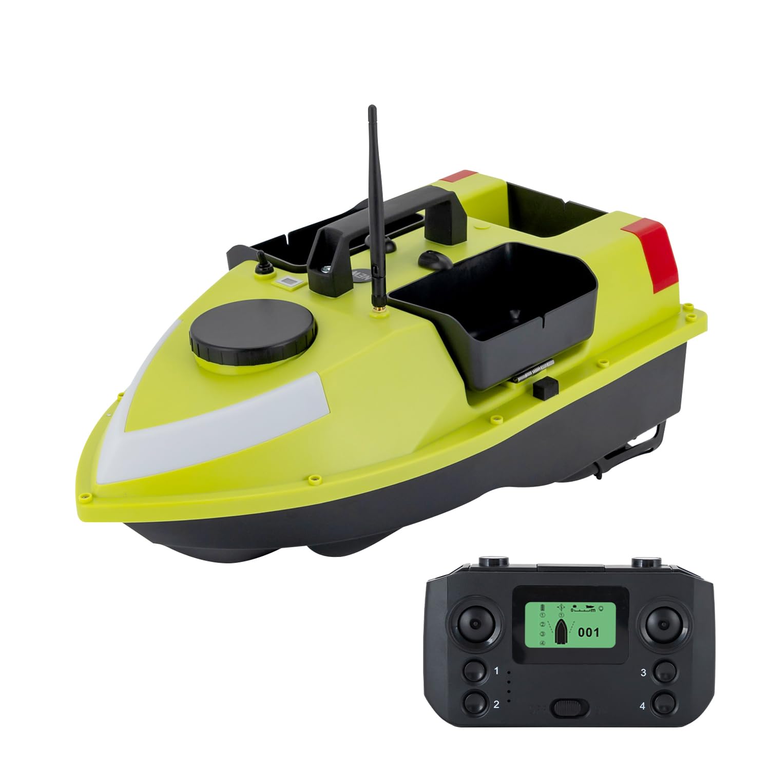 Barca da pesca GPS con luci di navigazione a LED da 600 m, telecomando da 2 kg, per uomini