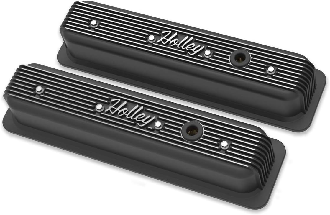 Holley Sbc Valve Covers CenterBolt Finned Non Automotive