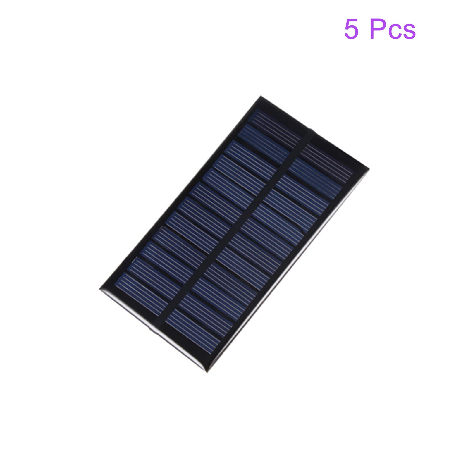 DMiotech 5 Confezioni di Pannelli Solari Mini da 6V 1W 110mm x 60mm per Progetti Alimentazione Elettrica Fai da Te
