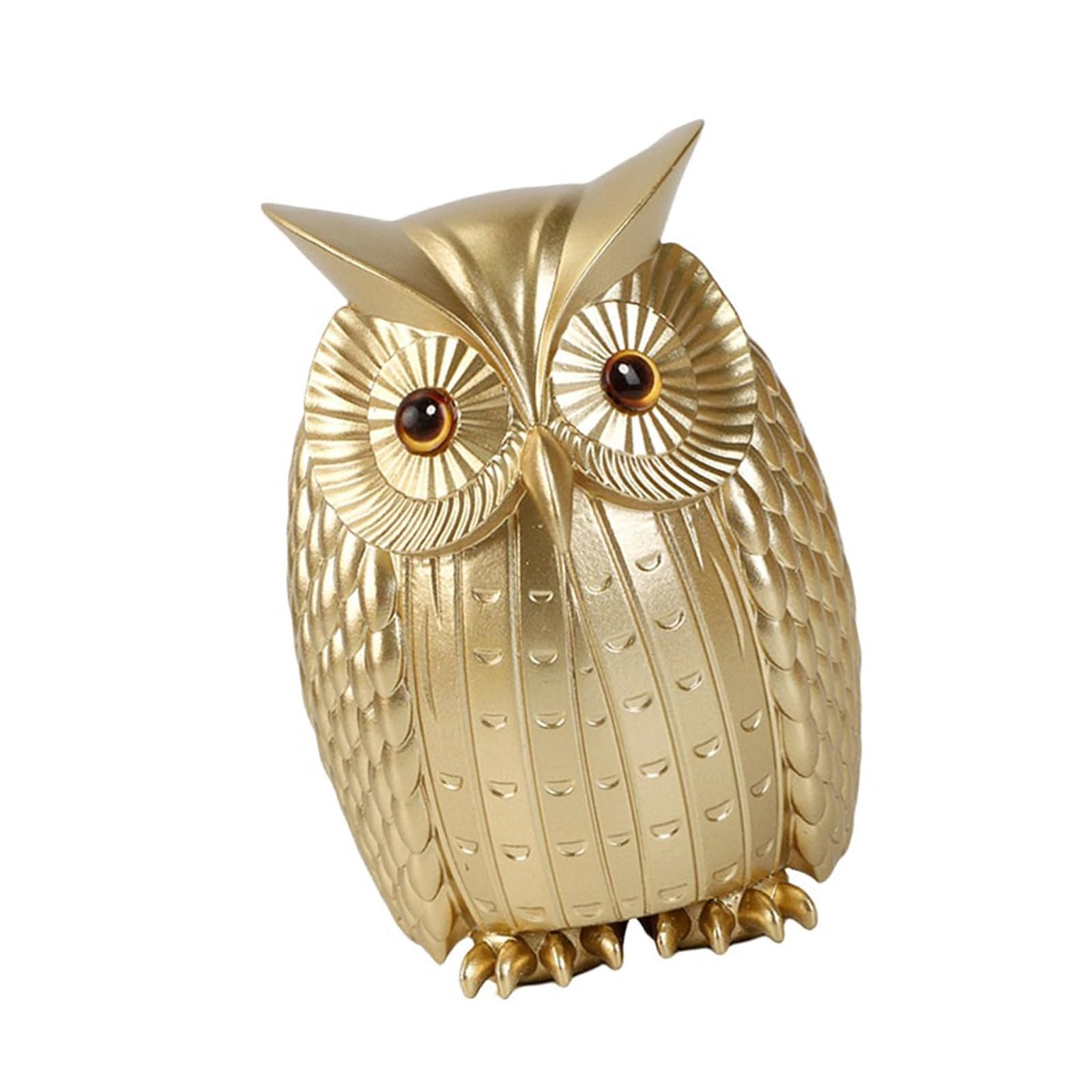 PANGBOER Owl Figurine Home Decors Accents Lovely Small Animal Sculpture Vintage Owl Figurines for Bookshelfs, Bedroom, Living Room Statue Home Decors Accents