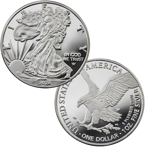 Moneda conmemorativa sin circulación de la Estatua de la Libertad de los Estados Unidos 2024 de 1 oz (1 oz)