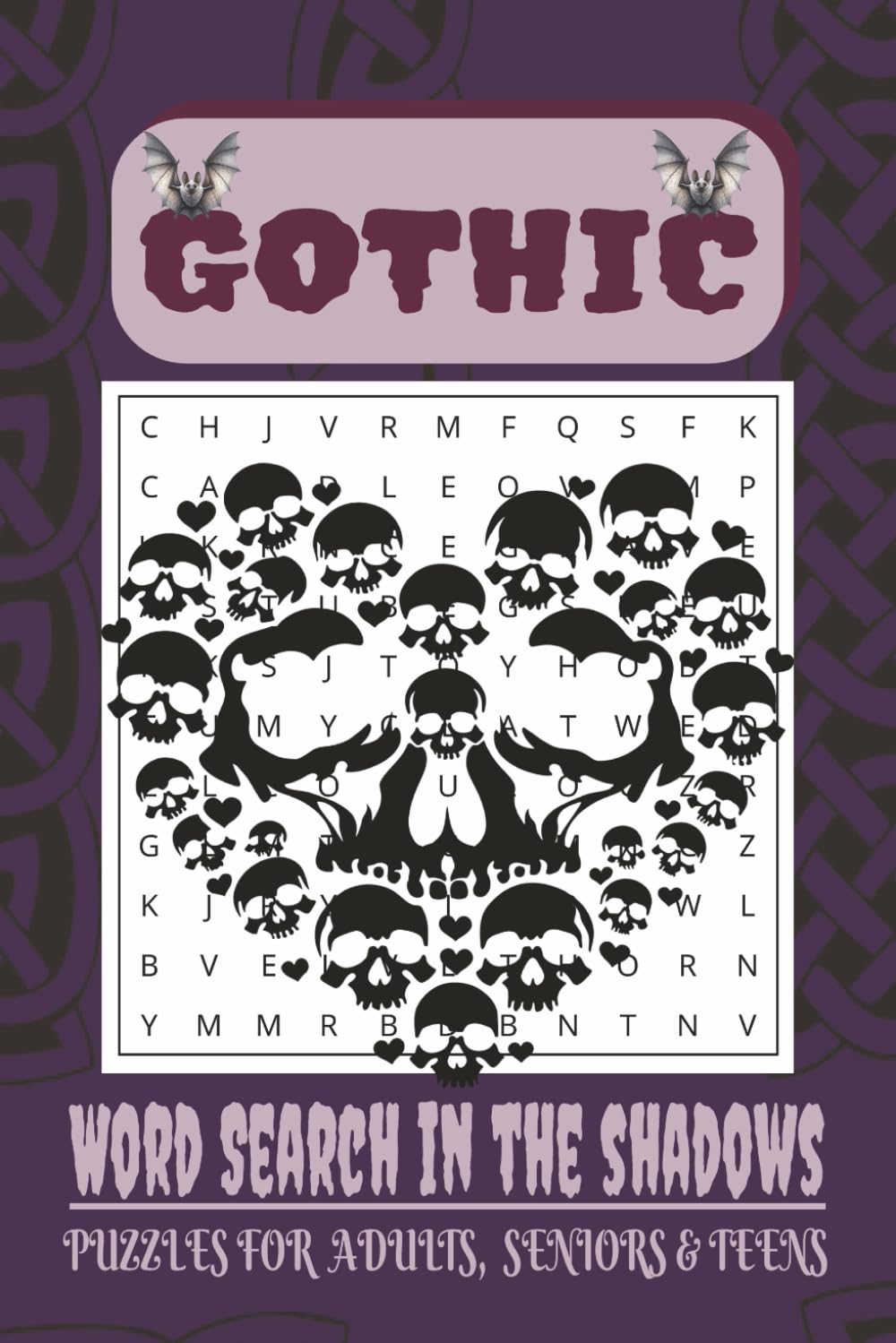 Gothic Word Search Puzzle Book: Word Search With Easy-to-Read Print ...