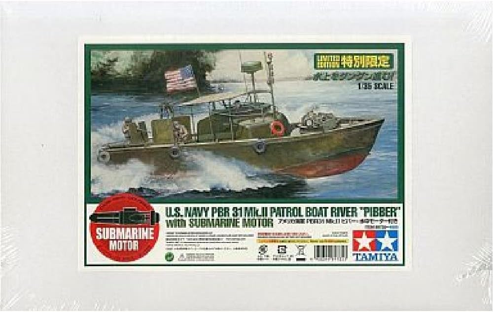 1/35 タミヤ 米国海軍高速河川哨戒艇PBRピーバー「ベトナム戦争i時