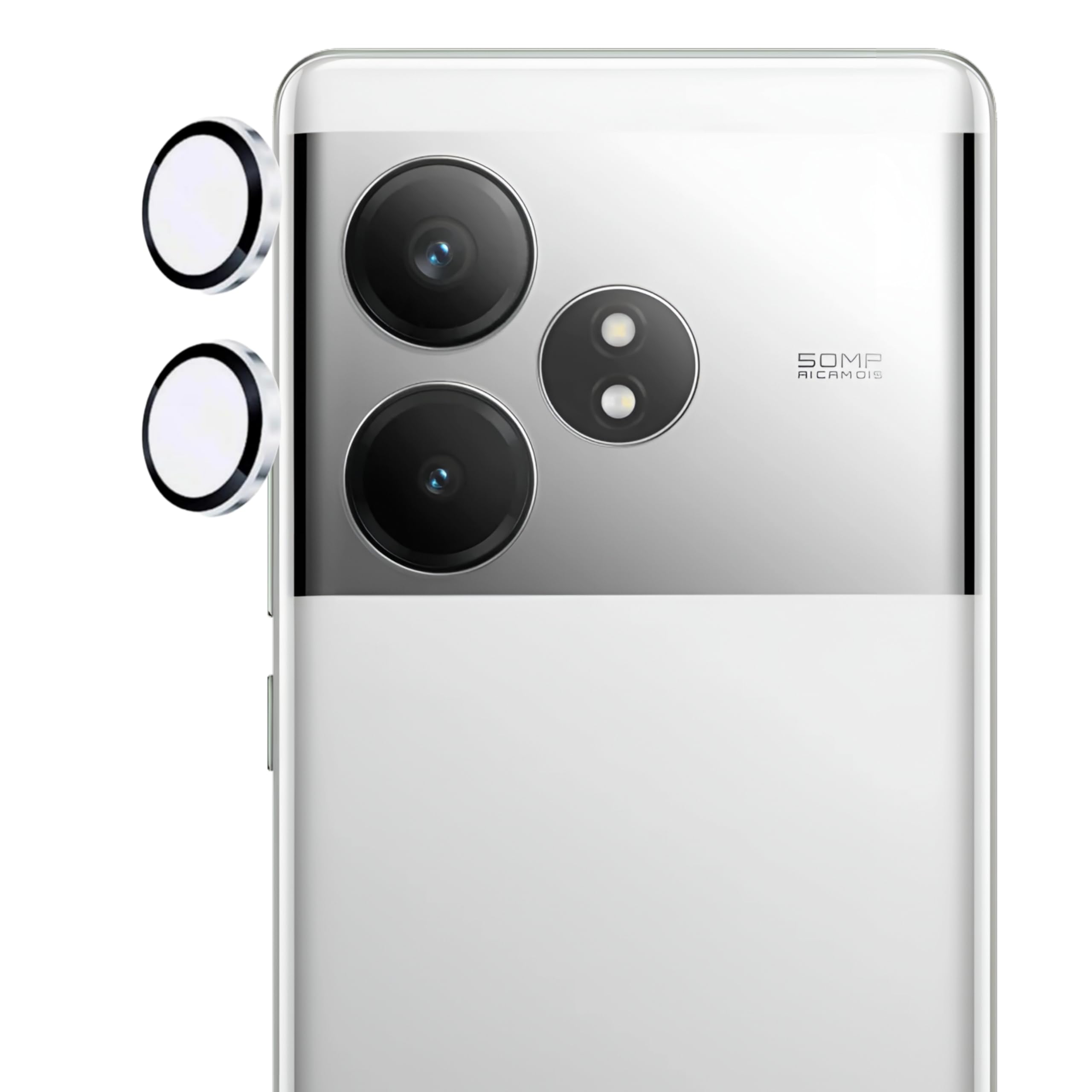 TECH KONNECT Glass Realme Gt 6T Camera Lens Protector,Realme Gt 6T Camera Ring Protector (Anti-Scratch,Case Friendly) Pack Of 1 (Realme Gt 6T,Silver) (B0D77X35K7) Amazon Price History, Amazon Price Tracker