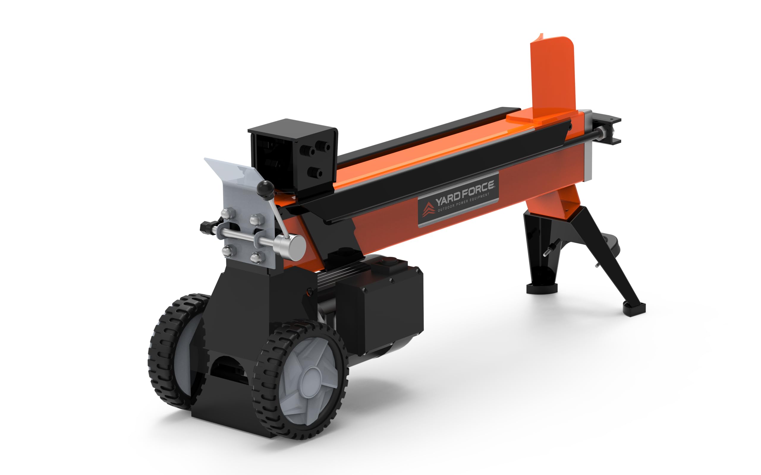 Yard Force Fendeuse de bûches électrique de 5 tonnes, moteur de 15 A, fend les bûches jusqu'à 53,3 x 25,4 cm, compact et facile à transporter, garantie de 2 ans