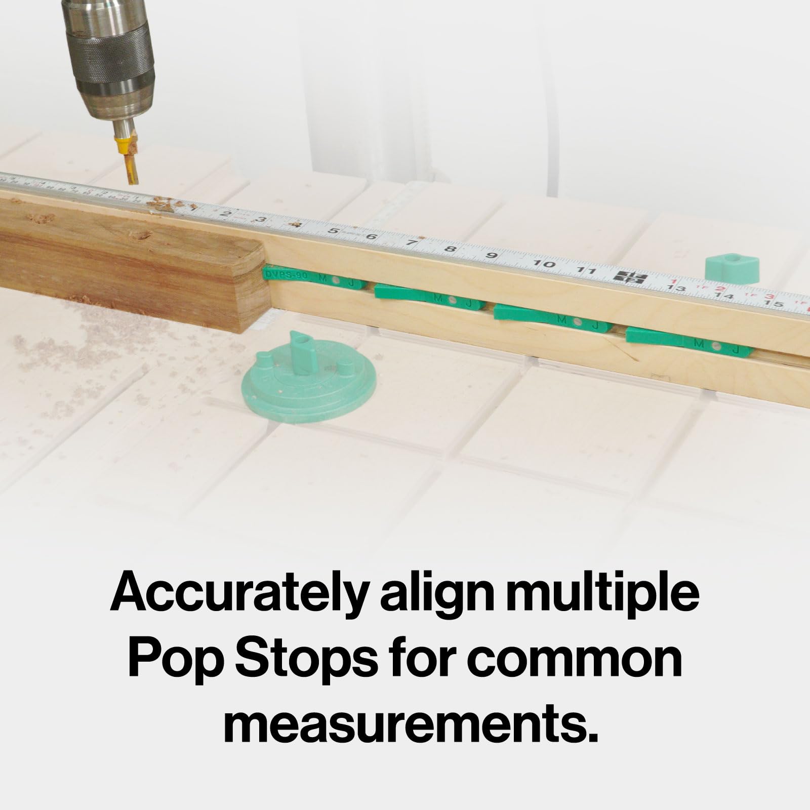 MICROJIG MatchFit Pop Stop (6-Pack) - Innovative Dovetail Track Stops for Versatile Woodworking - Image 2
