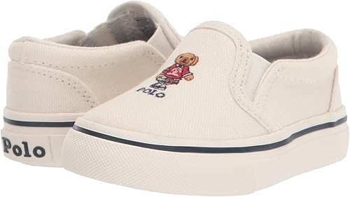 Miniatura 7 de POLO RALPH LAUREN Keatonsliponbear CRM CVSScgrl - Tenis unisex para niños