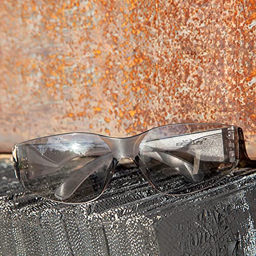 Image of BISON LIFE Clear Safety Glasses - ANSI Z87.1 Certified Scratch & Impact Resistant Eye Protection Goggles for Men & Women