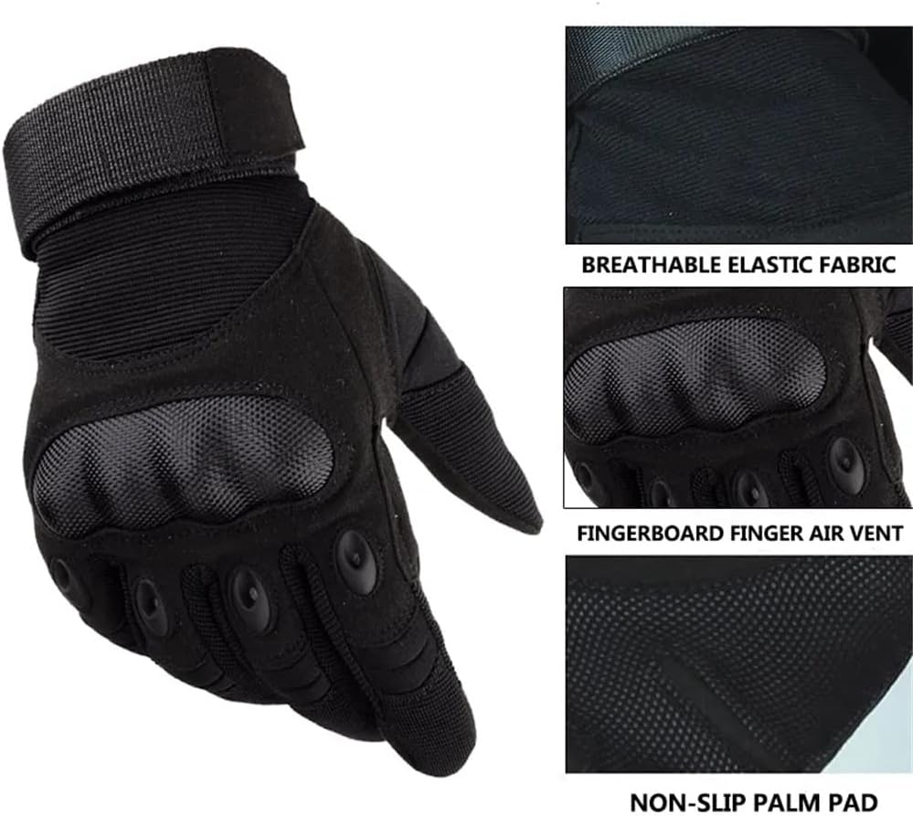 Full Finger Gloves Work Driving Riding Hunting Gloves Men Women