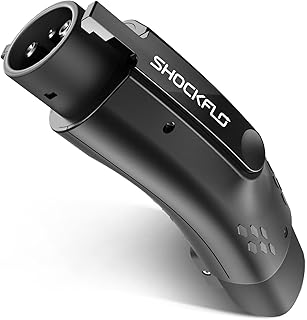 ShockFlo J1772 EVs Adapter, Tesla to J1772 Adapter, Fit for All J1772 EVs, 48A 250V Max, with Anti-Drop Lock, for Tesla Destination Charger Mobile Connector Wall Connector…