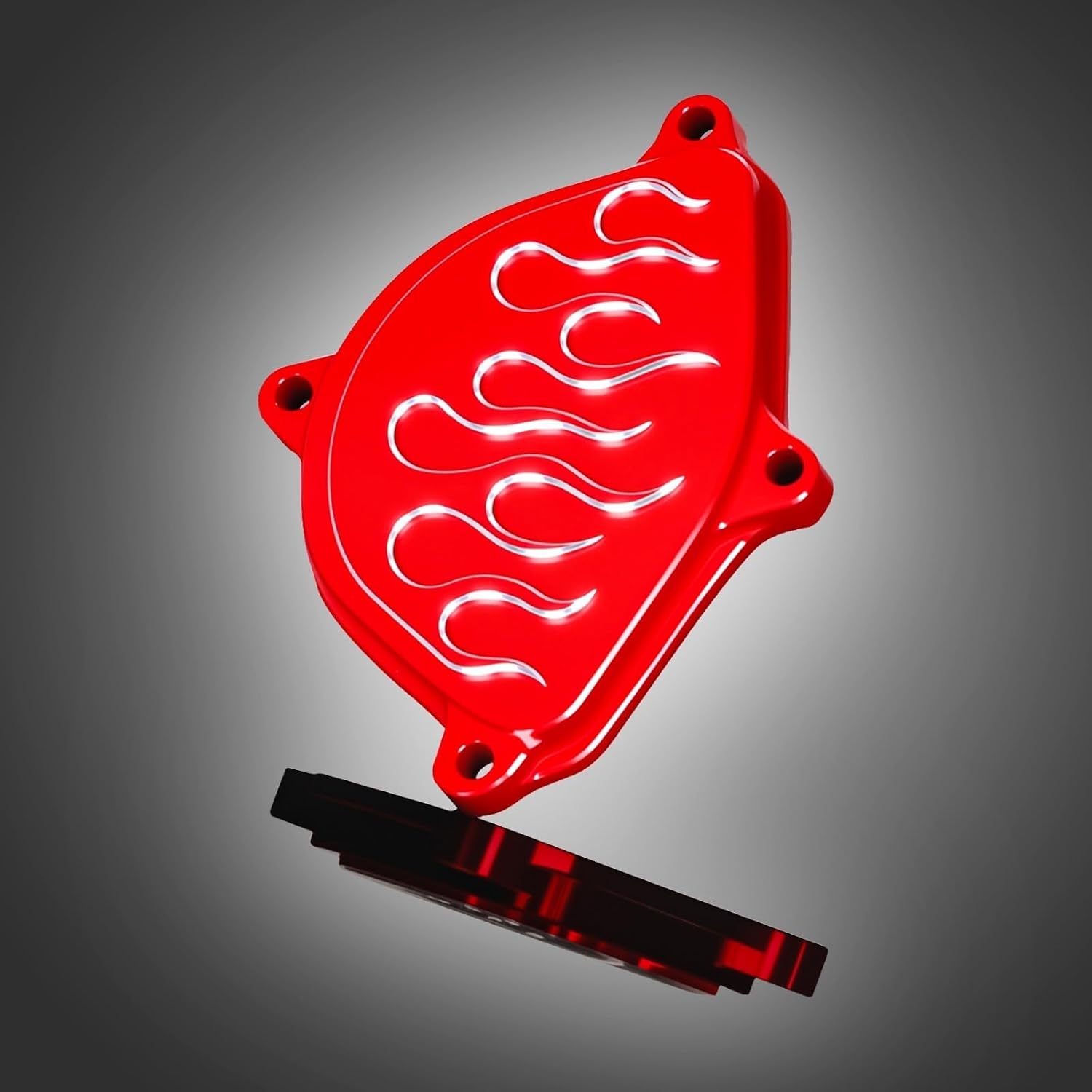 3D KLX110 Engine Cam Cover Accessories Compatible With KLX 110 KLX110L KLX110R 2002-2025 / Z125 Pro 2017-2025 V2 Race Head Camshaft Covers (Red)