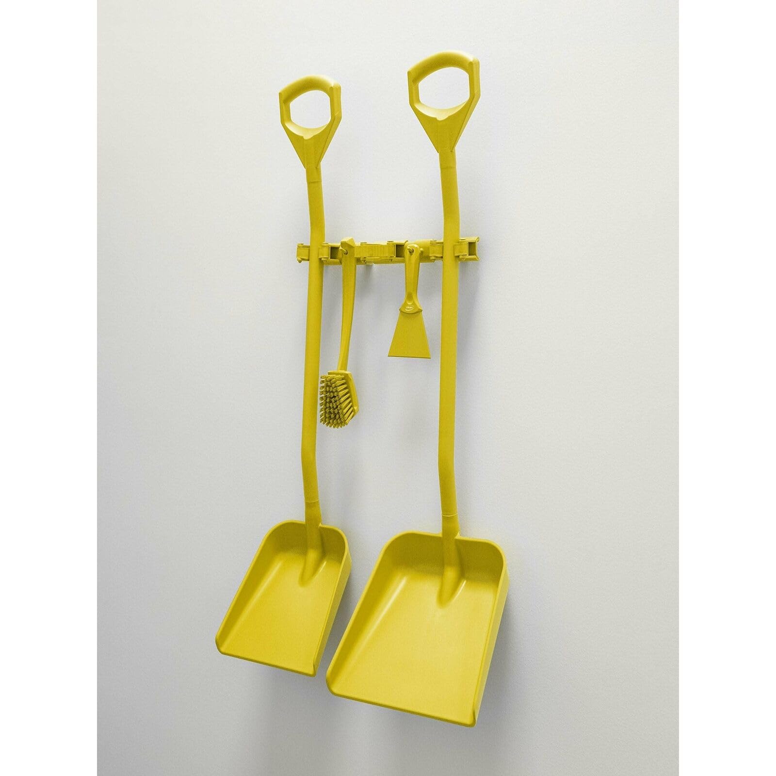 Vikan 10113 Sistema de soporte de pared higiénico Hi-Flex, azul (1011)