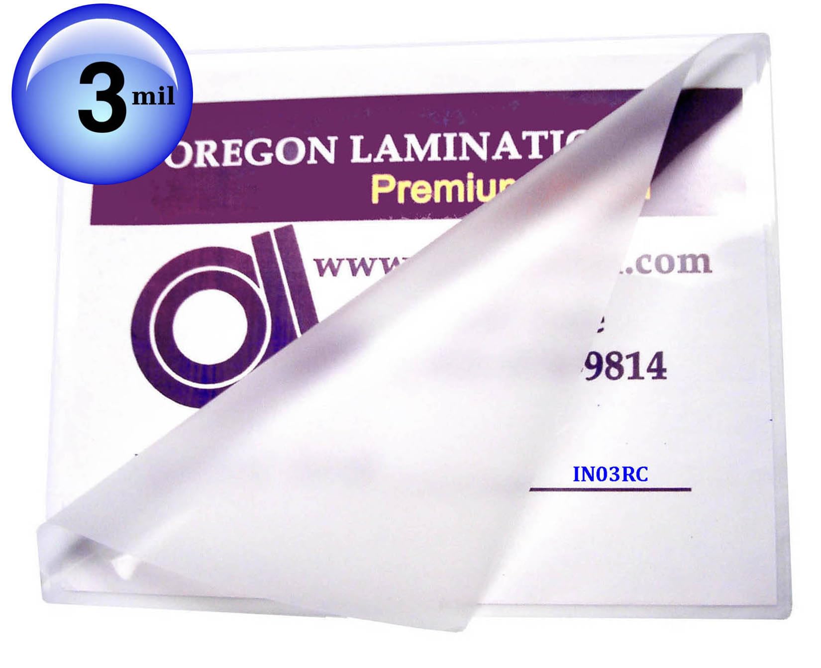 MPRT Laminating Sheets, 3 Mil Clear Thermal Laminating Pouches 8.9 X 11.4 Inches Laminate Sheets Paper For Laminator, 100-Pack