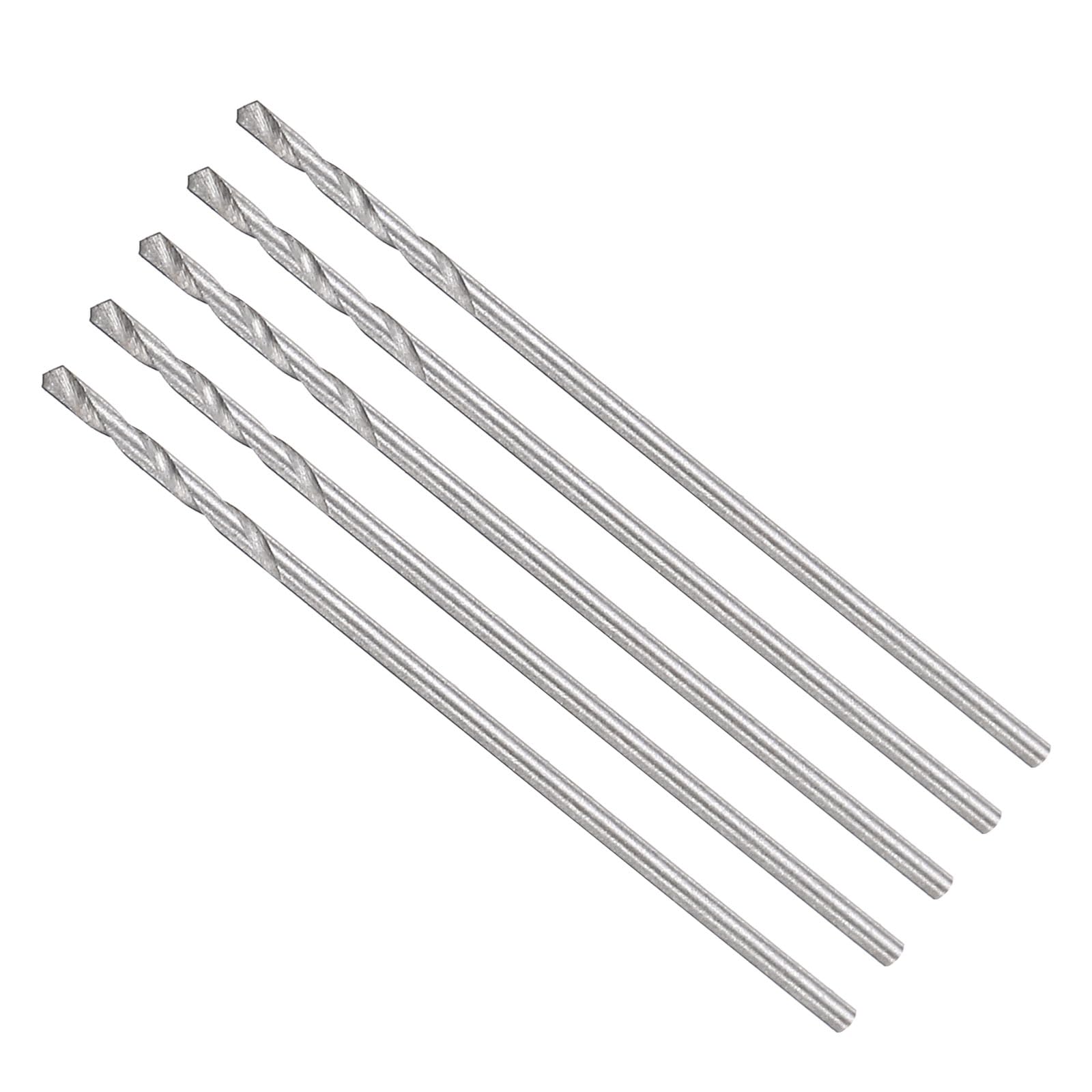 METALLIXITY Drill Bit (0.7mm) 5Pcs, 4241 High-Speed Steel Straight Shank 118° Uncoated Bright Finish Drill Bit for Wood Plastic Iron Copper Aluminum Low Soft Metal — image 1