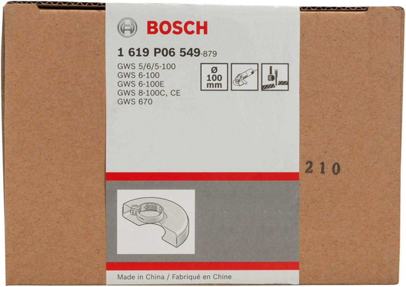 Bosch SCHUTZHAUBE  2.605.510.300  230mm  9"  Protective Angle Grinder Guard With Cover