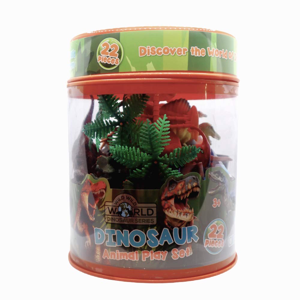 Lollipop 22 PC Dinosaur Set in TUB