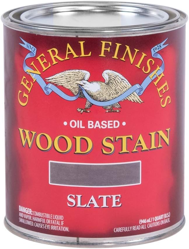 Buy General Finishes Oil Based Wood Stain, 1 Quart, Slate Online at Lowest Price in