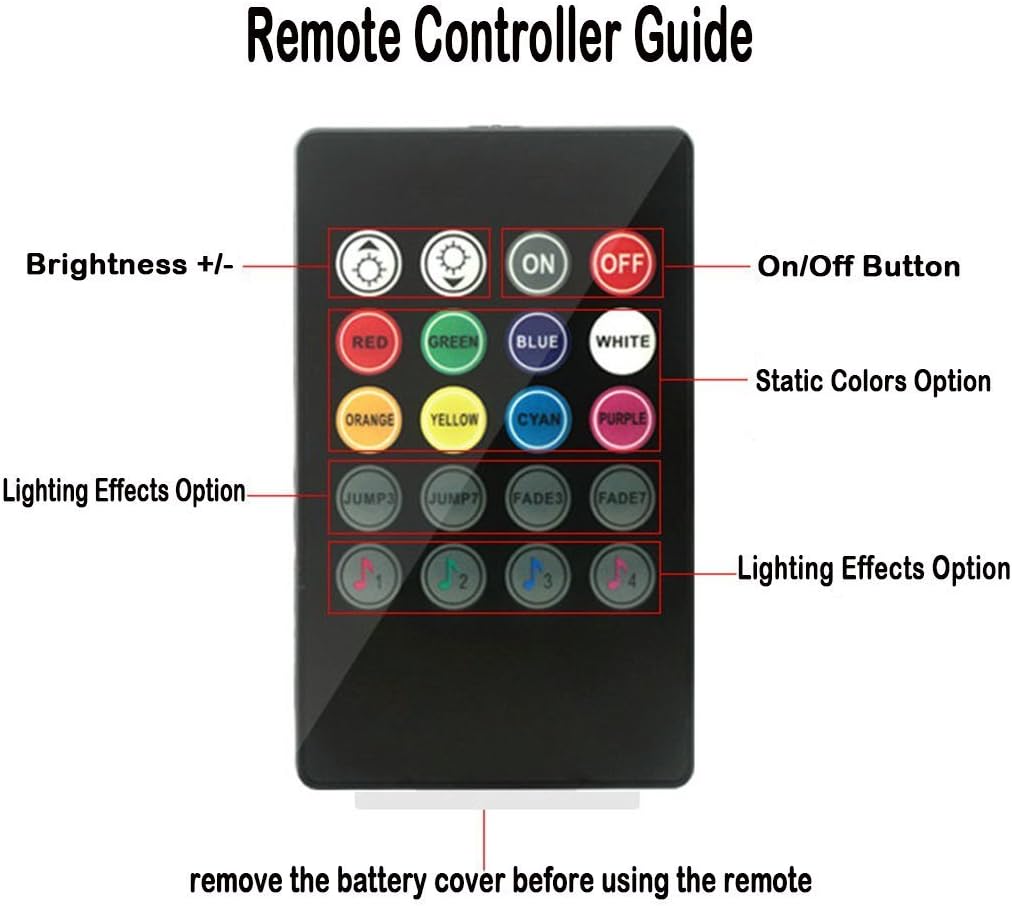 Amazon Crazy 🔥 Deals Adecorty Car LED Strip Light, 4pcs 72 LED Multicolor Music Car Interior Atmosphere Lights, USB LED Strip for Car TV Home with Sound Active Function, Wireless Remote Control and Smart USB Port