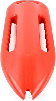 3-Handle Swimming Rescue Buoy, Inflatable Lifeguard Rescue Can Beach Swimming Float Rescue Buoy Non-Deforming Lifesaving Equipment Succour Buoyage