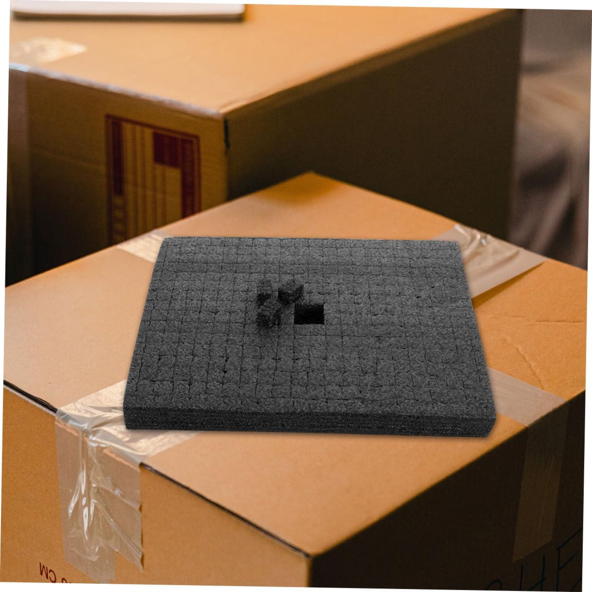 Black Grid Foam Sheet 500x300x30mm Multi-use Foam Insert for Transportation Packaging for Case and Toolbox Protection